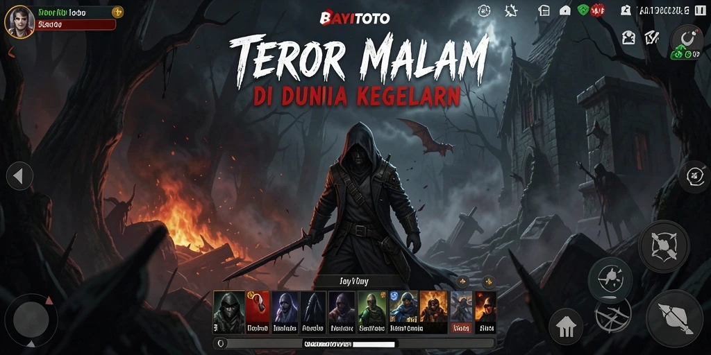Tampilan gameplay <strong>BAYITOTO</strong> yang mencekam dan atmosfer penuh ketegangan.