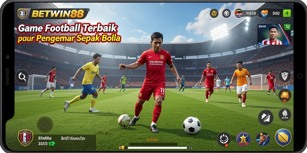 Tampilan menarik dari gameplay <strong>BETWIN88</strong> dengan aksi sepak bola yang seru.
