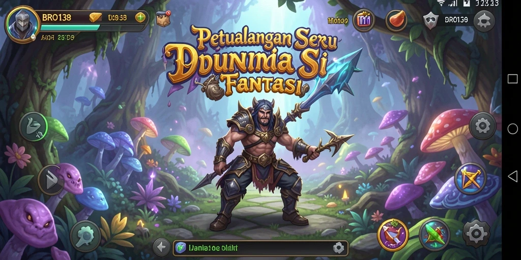 Gameplay BRO138 menampilkan petualangan seru di dunia fantasi.