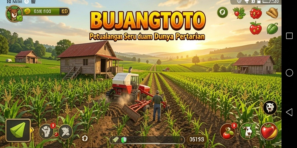 Gameplay seru di BUJANGTOTO dengan aktivitas pertanian yang menyenangkan.