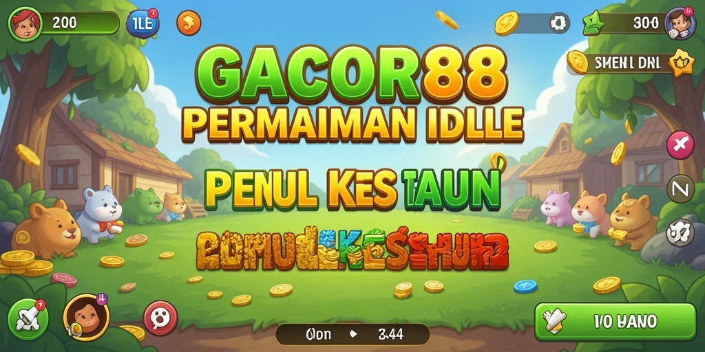 Tampilan gameplay menarik dan penuh aksi di GACOR88.