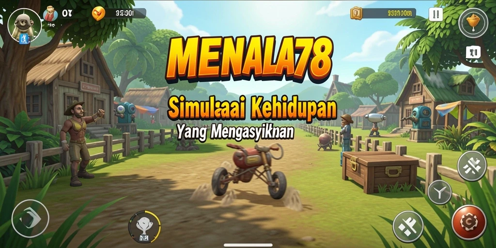 Tampilan gameplay MENYALA78 yang menarik dan interaktif.