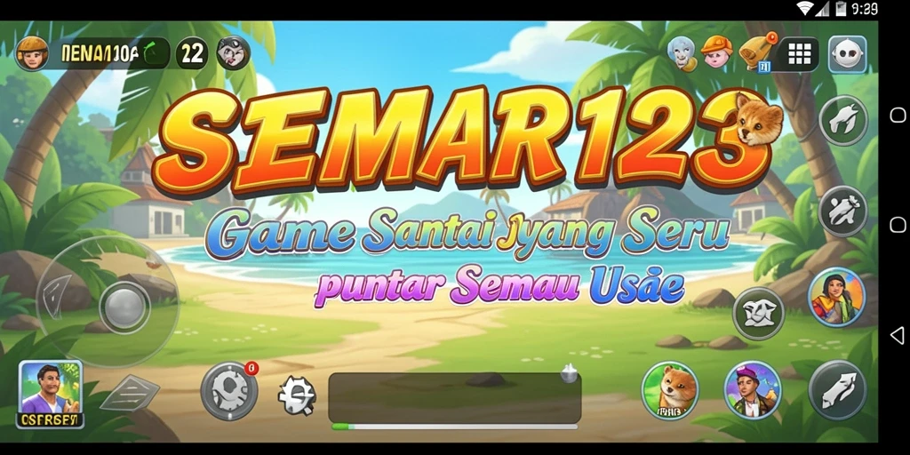 Tampilan seru gameplay SEMAR123 yang menyenangkan dan penuh warna.