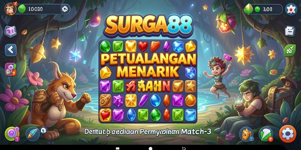 Tampilan gameplay <strong>SURGA88</strong> yang menarik dan penuh warna.