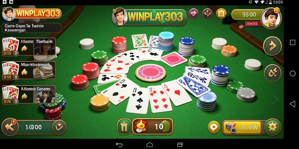 Tampilan gameplay menarik dari WINPLAY303 saat bermain Gaple.